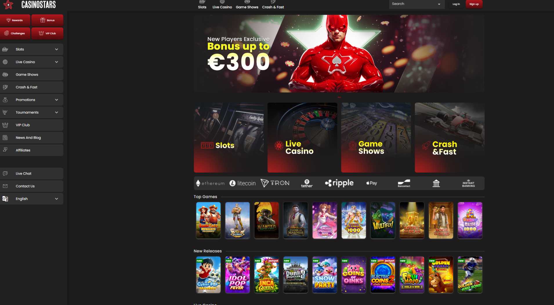 7. CasinoStar- Offerta casinò Visa bilanciata